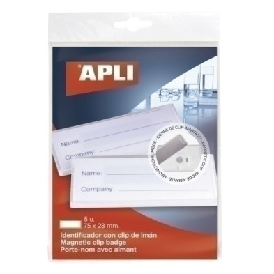 17774-FUNDA DISTINT.APLI PINZA MAGENTICA B/5 precio por 1 unidades