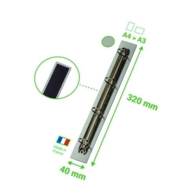 181110-SOPORTE 4 ANILLAS TARIFOLD MAGNETIC 32x4 precio por 1 unidades