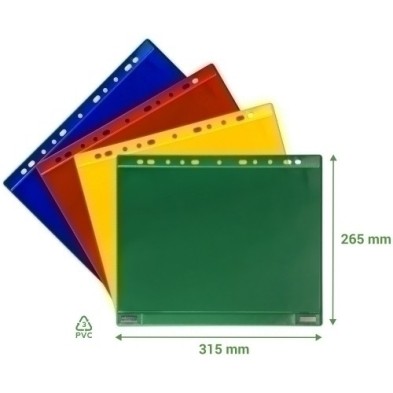 181123-FUNDA TARIFOLD MAG. MULTIT. A4 ROJO B/5 precio por 1 unidades