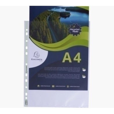 5320E-FUNDA MULT.EXA.PP 100µ A4 11 TL. B/100 precio por 10 unidades