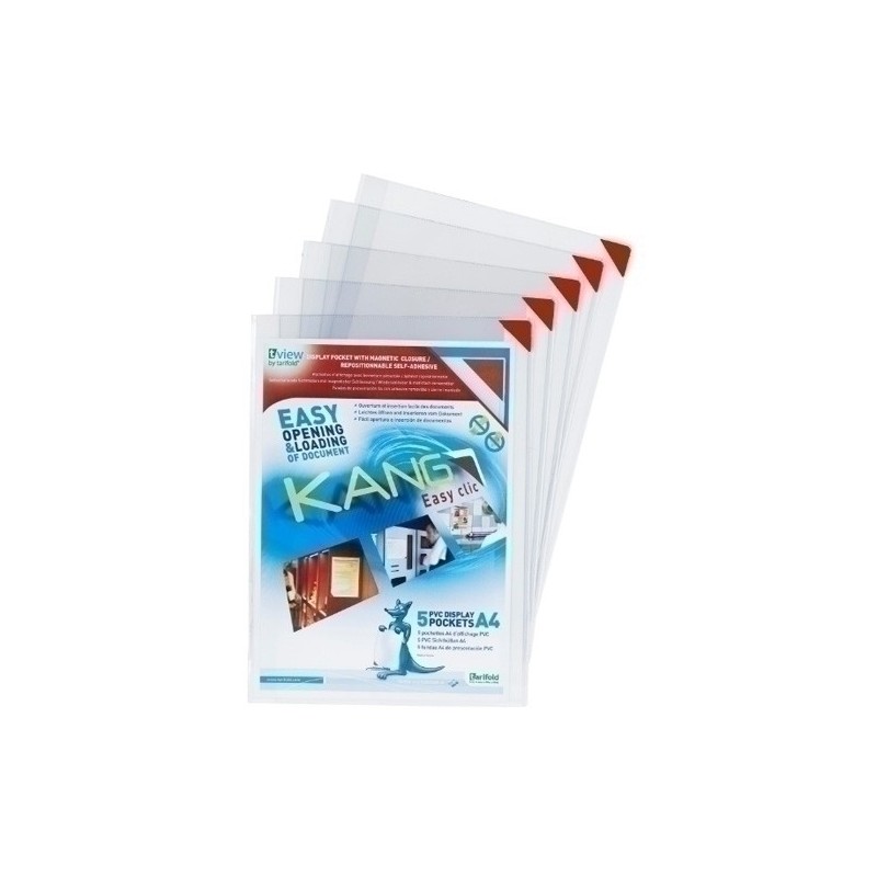 194470-FUNDA TARIFOLD KANG A3 REMOVIBLE PACK 2 precio por 1 unidades