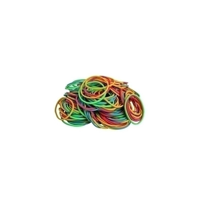 91226-GOMAS ELASTICAS FOROFIS COLORES C/100g precio por 1 unidades