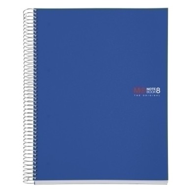 MR42004-BLOCK MR NB-8 mic.PP A4 200h CD.5 AZUL precio por 5 unidades