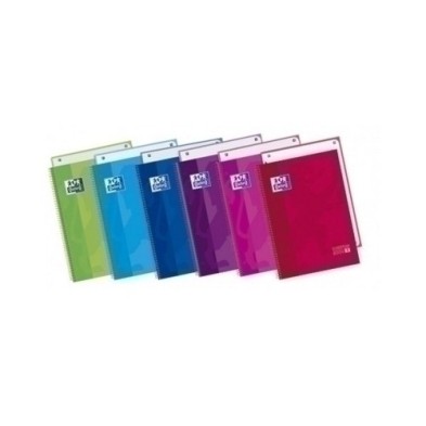 100430543-BLOCK OXF. EU.BOOK 1 A4 80h CD.5 SURTIDO precio por 5 unidades