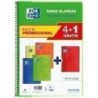 400027271-BLOCK OXF.SCH.BLANDA Fº 80h CD.4 PK 4+1 precio por 1 unidades