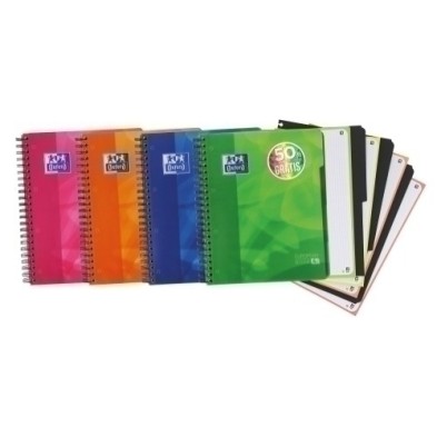 400027277-BLOCK OXF. EU.BOOK 4 A4 120h CD.5 COL.(4 precio por 5 unidades