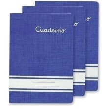 20115-LIBRETA PACSA CUADERNO A5+ 30h CD.6 AZUL precio por 20 unidades