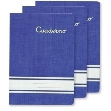 20116-LIBRETA PACSA CUADERNO A5+ 30h CD.8 AZUL precio por 20 unidades