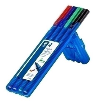 437 XBSB4-BOLIGRAFOS STAEDTLER 437 ESTUCHE DE 4 precio por 2 unidades