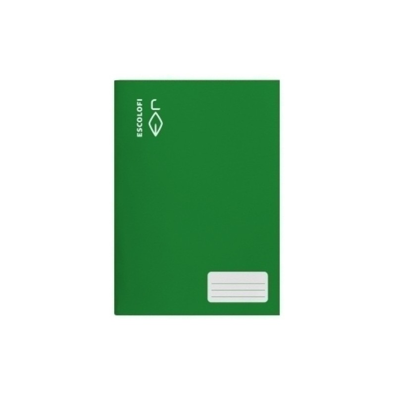 131084904-LIBRETA ESCOLOFI A4 32h PT.3 70g VERDE precio por 10 unidades