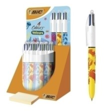 9672781-BOLIGRAFO 4 COL.BIC TERCIOPELO B/30 precio por 1 unidades