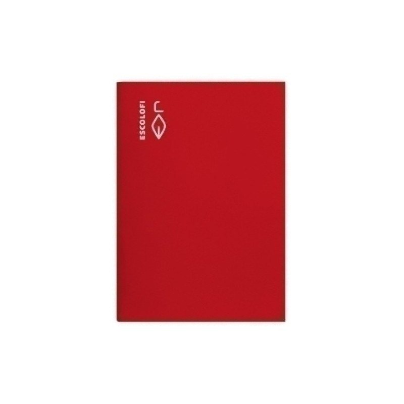 132100001-LIBRETA ESCOLOFI 4º 50h MILIM. 70g ROJO precio por 10 unidades