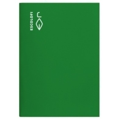 132100004-LIBRETA ESCOLOFI 4º 50h MILIM. 70g VERDE precio por 10 unidades