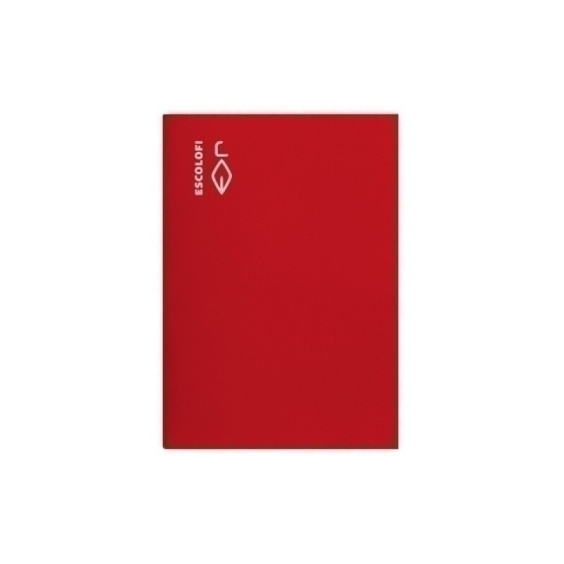 132100101-LIBRETA ESCOLOFI Fº 50h MILIM. 70g ROJO precio por 10 unidades