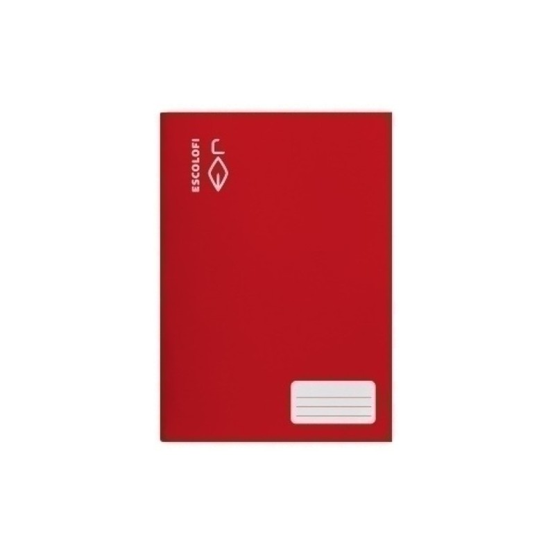 131082401-LIBRETA ESCOLOFI A4 16h PT. 5 70g ROJO precio por 10 unidades