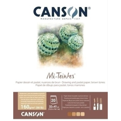 C31032P002-BLOC DIBUJO C.MI-TEINTES ENC. T.MARR. 32 precio por 5 unidades
