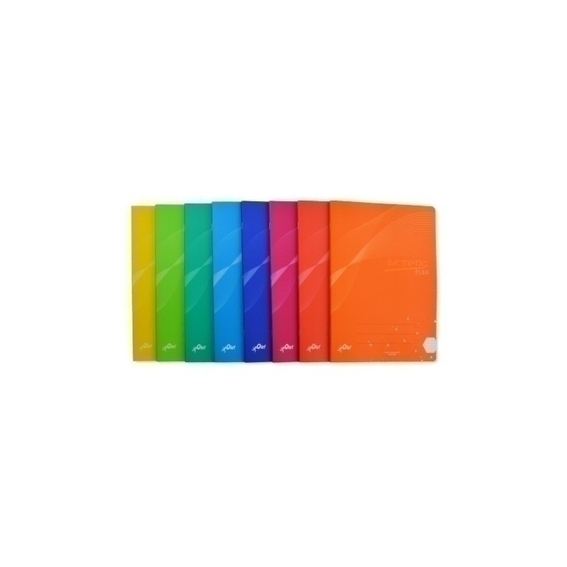 LPA590LS-LIBRETA OLEF PP A5+ 48h LISO 90g COL.(8) precio por 6 unidades