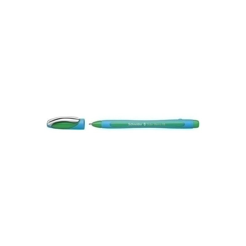 SH150204-BOLIGRAFO SCHNEIDER SLIDER MEMO XB VERDE precio por 10 unidades