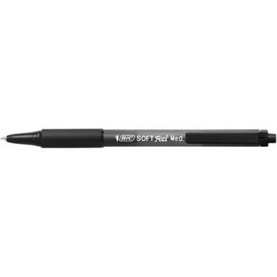 837397-BOLIG.BIC SOFT FEEL GRIP NEGRO precio por 12 unidades