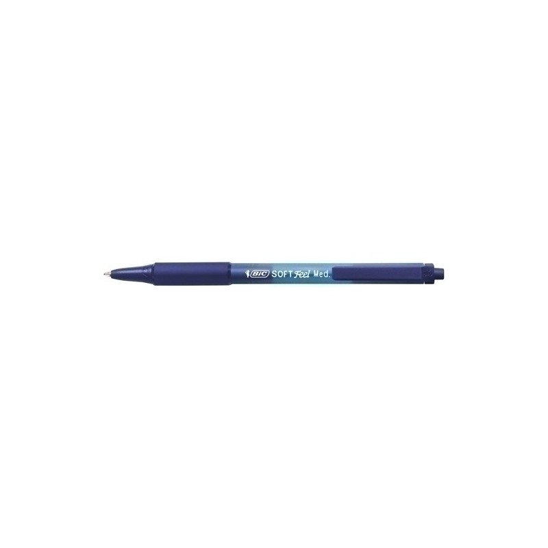 837398-BOLIG.BIC SOFT FEEL GRIP AZUL precio por 12 unidades
