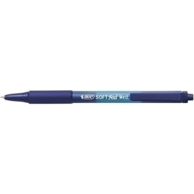 837398-BOLIG.BIC SOFT FEEL GRIP AZUL precio por 12 unidades