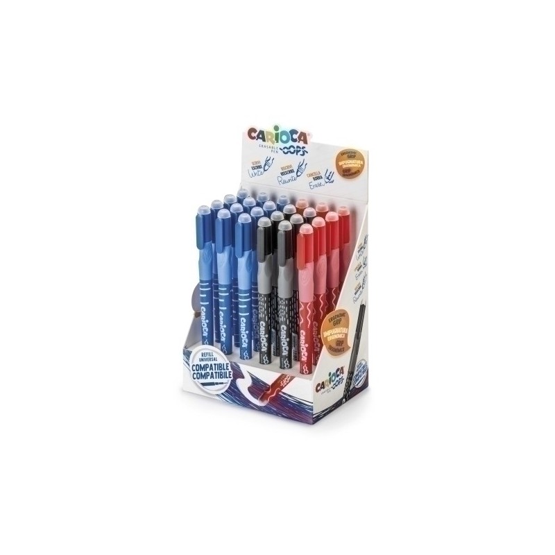 43040-BOLIGRAFO CARIOCA BORRABLE EXP 24 precio por 1 unidades