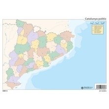 MM0119-MAPA MUDO ERIK COLOR POLITICO CATALUNYA precio por 50 unidades