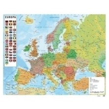 MPGE0163-MAPA ERIK MURAL 40x50 cm  EUROPA precio por 1 unidades