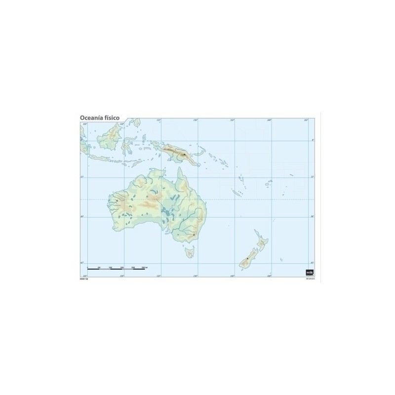 MM0138-MAPA MUDO ERIK COLOR FISICO OCEANIA precio por 50 unidades