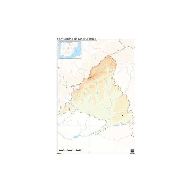 MM0143-MAPA MUDO ERIK COLOR FISICO COM. MADRID precio por 50 unidades