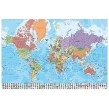 GPE5044-MAPA ERIK MURAL 61x91 F/P MUNDO precio por 1 unidades