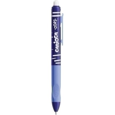 43043/02-BOLIGRAFO CARIOCA OOPS RET. BORRABLE AZU precio por 12 unidades