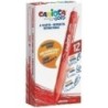 43043/03-BOLIGRAFO CARIOCA OOPS RET. BORRABLE ROJ precio por 12 unidades