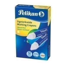 100436044-CERA MARCAD.PELIKAN DURA BLANCO (Cj.12) precio por 1 unidades