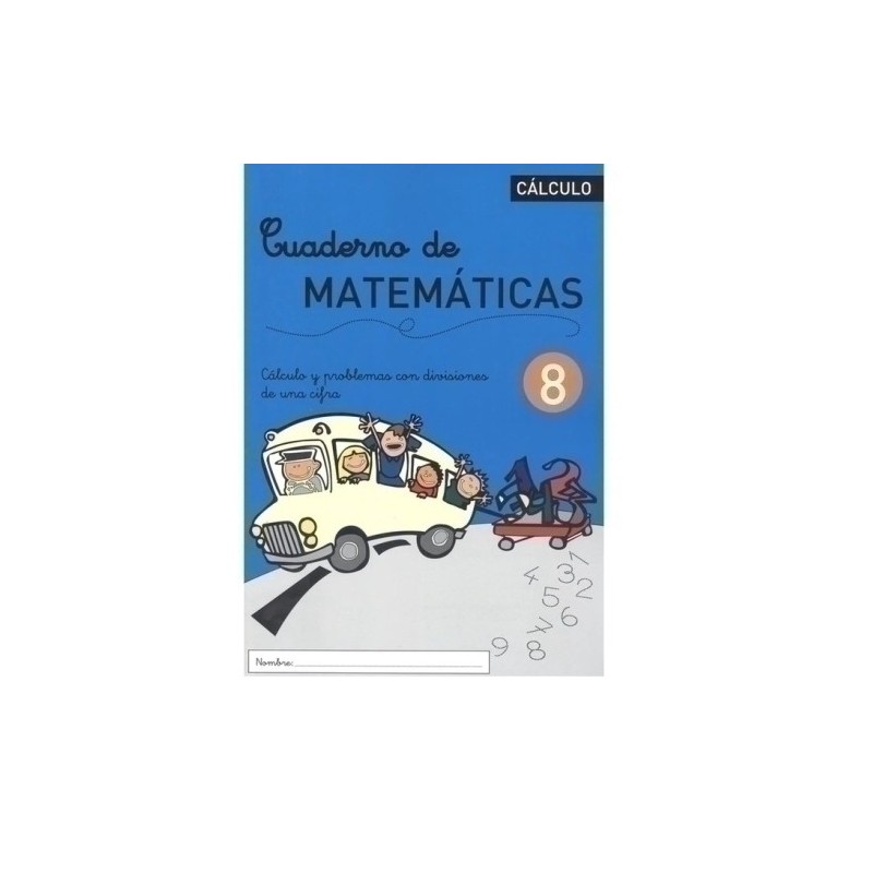 MAT.Nº8-CUADERNO REBOST (CAS) MATEMATICAS 8 precio por 5 unidades