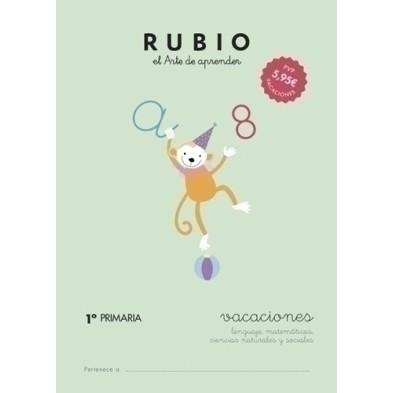 VAC1P-CUADERNO RUBIO A4 VACACIONES 1º PRIMARIA precio por 5 unidades