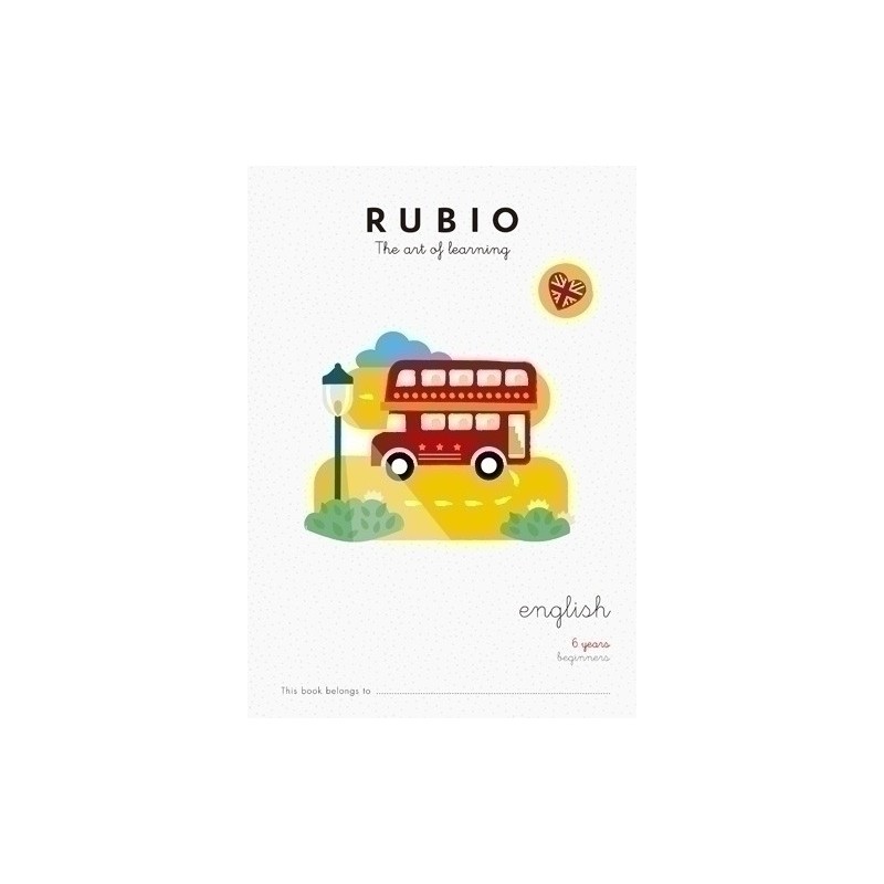 RE6B-CUADERNO RUBIO A4 in ENGLISH BEGINNERS 6 precio por 5 unidades