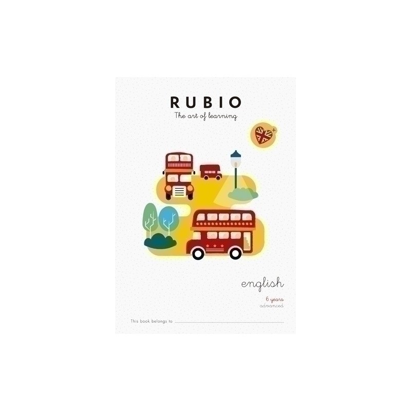 RE6A-CUADERNO RUBIO A4 in ENGLISH ADVANCED 6 precio por 5 unidades