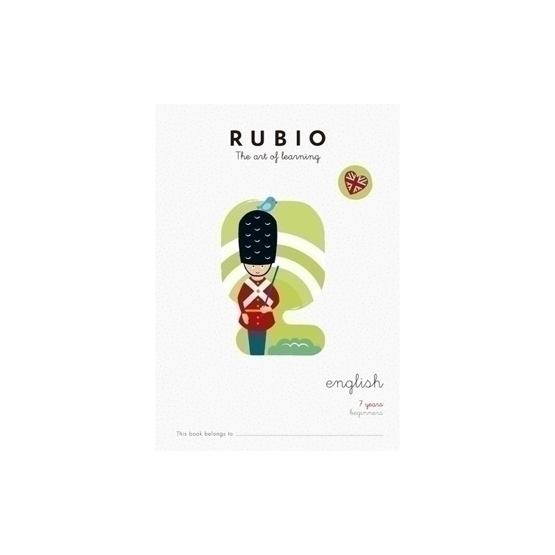 RE7B-CUADERNO RUBIO A4 in ENGLISH BEGINNERS 7 precio por 5 unidades