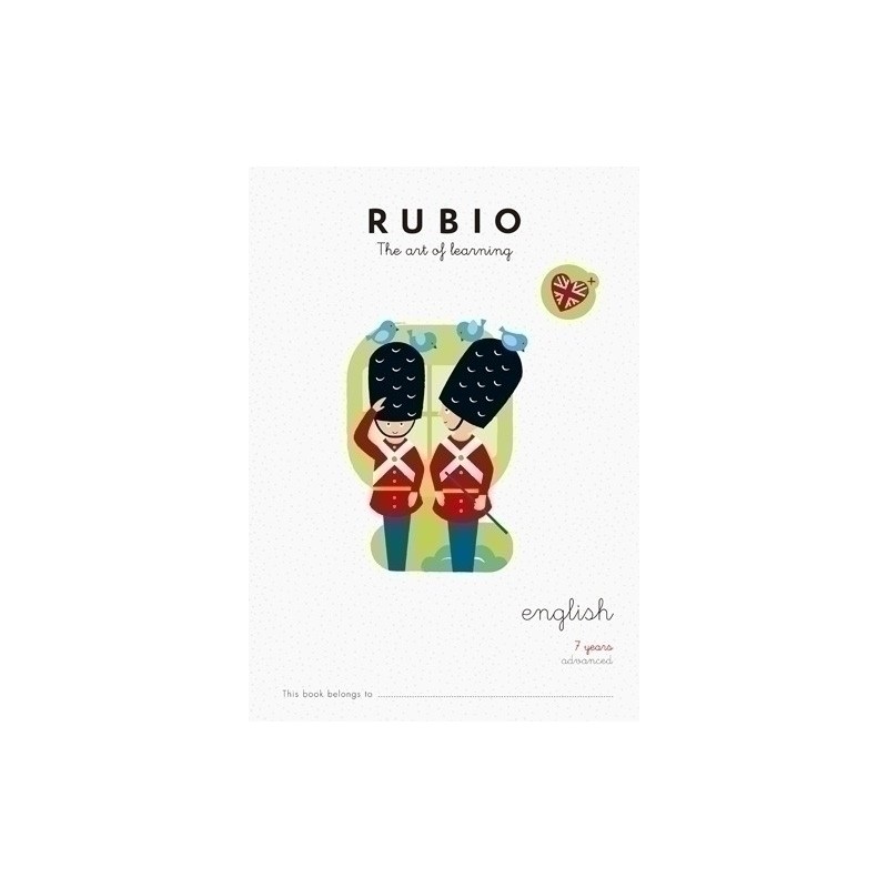 RE7A-CUADERNO RUBIO A4 in ENGLISH ADVANCED 7 precio por 5 unidades