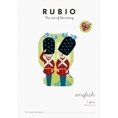 RE7A-CUADERNO RUBIO A4 in ENGLISH ADVANCED 7 precio por 5 unidades