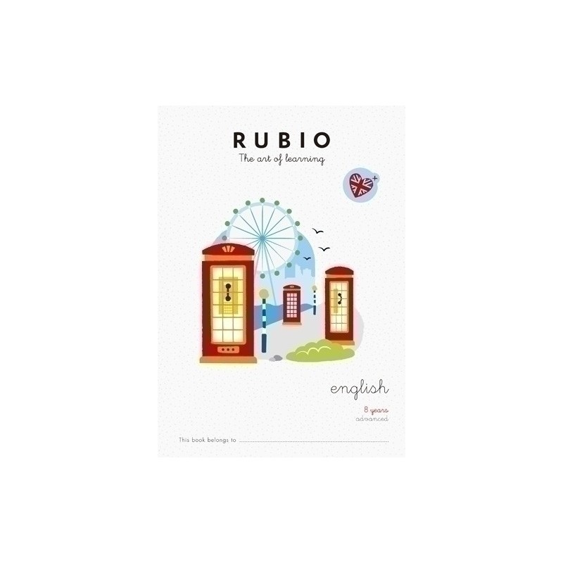 RE8A-CUADERNO RUBIO A4 in ENGLISH ADVANCED 8 precio por 5 unidades