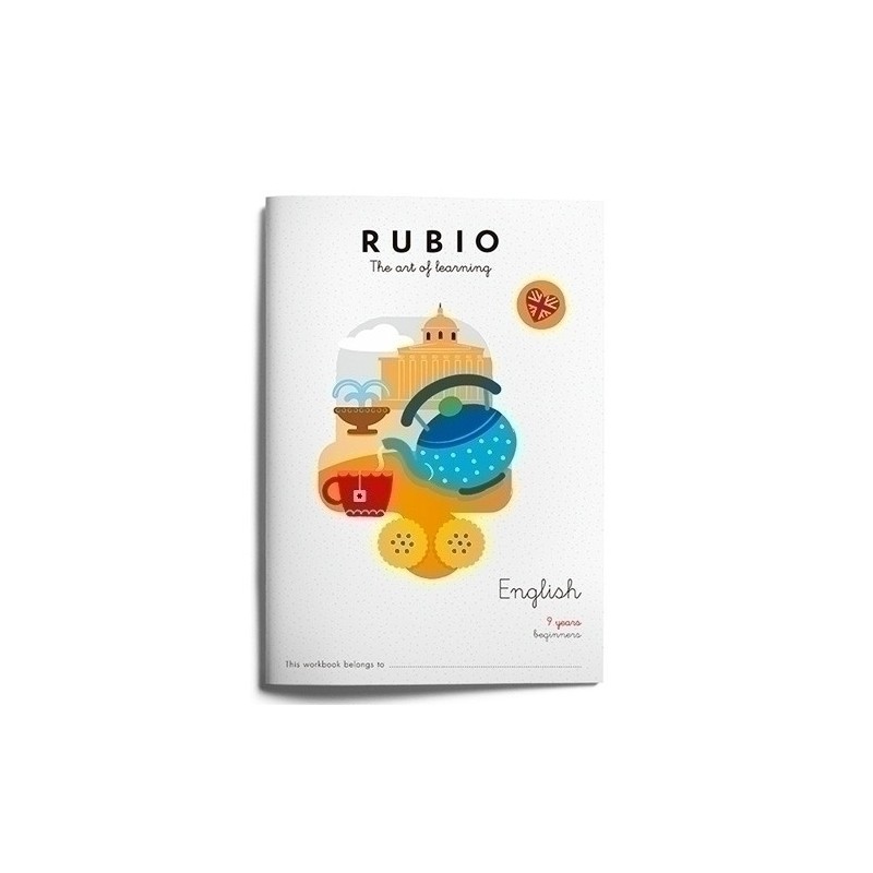 RE9B-CUADERNO RUBIO A4  ENGLISH BEGINNERS 9 precio por 5 unidades