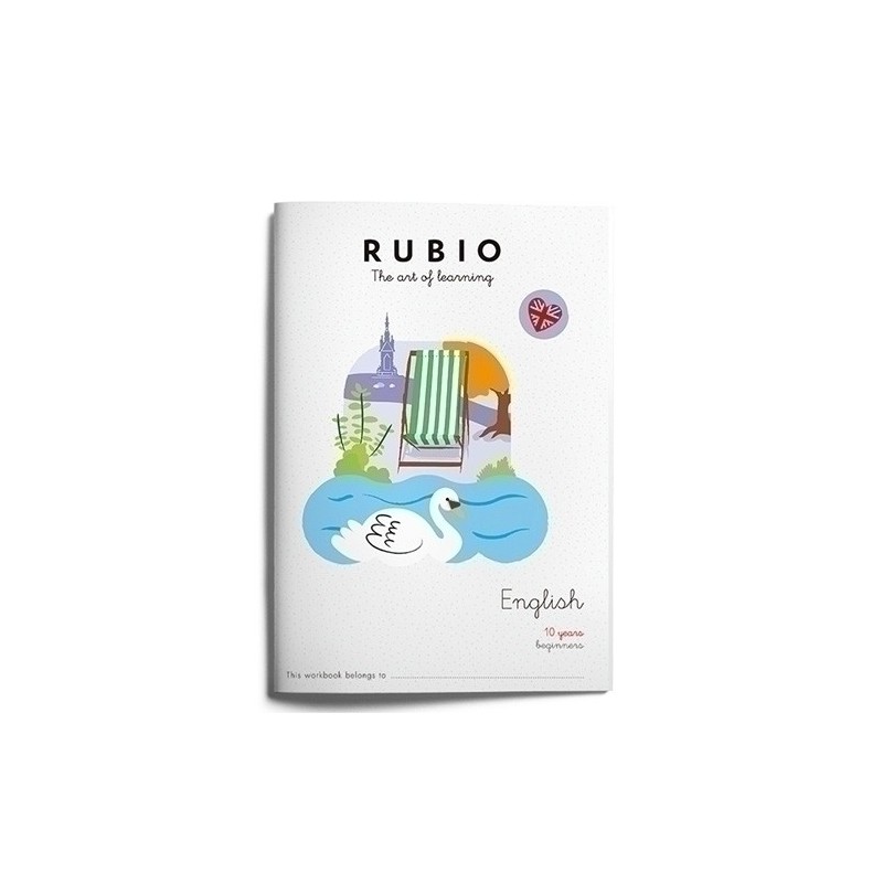 RE10B-CUADERNO RUBIO A4  ENGLISH BEGINNERS 10 precio por 5 unidades