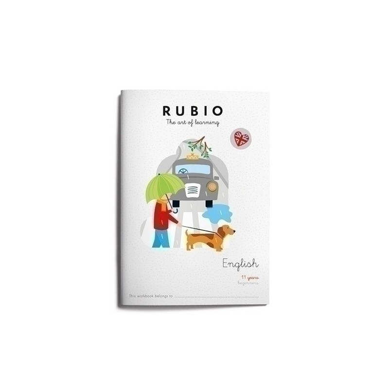 RE11B-CUADERNO RUBIO A4  ENGLISH BEGINNERS 11 precio por 5 unidades