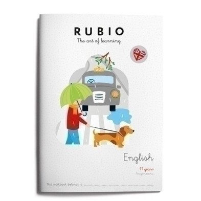 RE11B-CUADERNO RUBIO A4  ENGLISH BEGINNERS 11 precio por 5 unidades