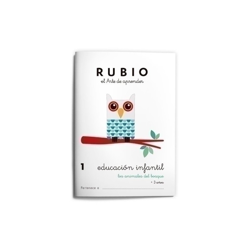 EI1-CUADERNO RUBIO A5 EDU. INF. 1 ANIMALES B precio por 10 unidades