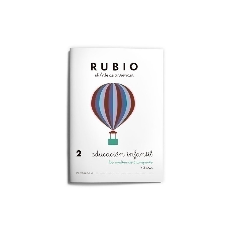 EI2-CUADERNO RUBIO A5 EDU. INF. 2 MEDIOS TRA precio por 10 unidades