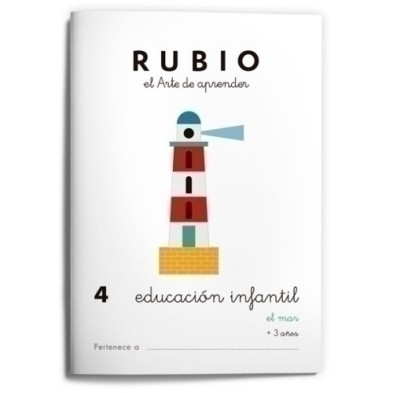 EI4-CUADERNO RUBIO A5 EDU. INF. 4 EL MAR precio por 10 unidades