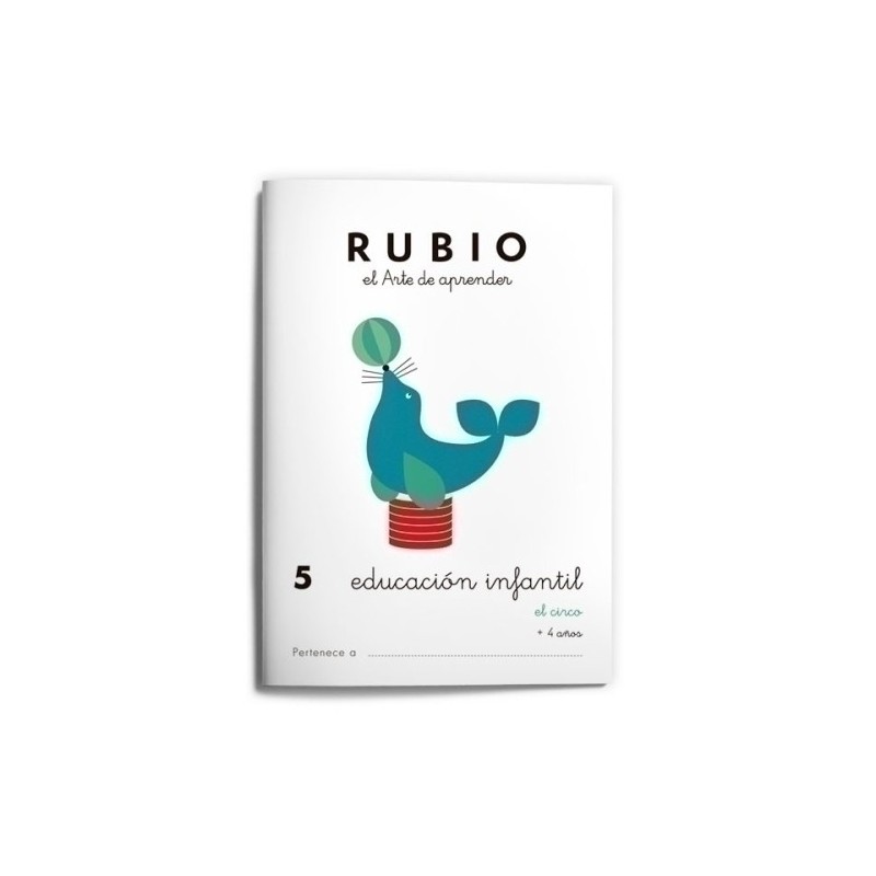 EI5-CUADERNO RUBIO A5 EDU. INF. 5 EL CIRCO precio por 10 unidades